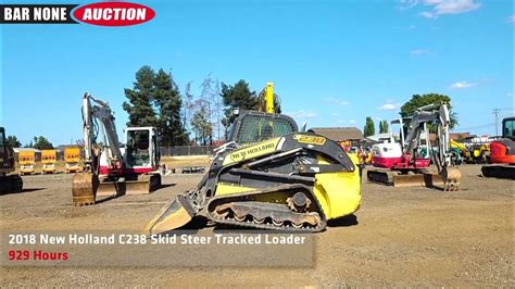 2018 New Holland C238 Skid Steer Tracked Loader 